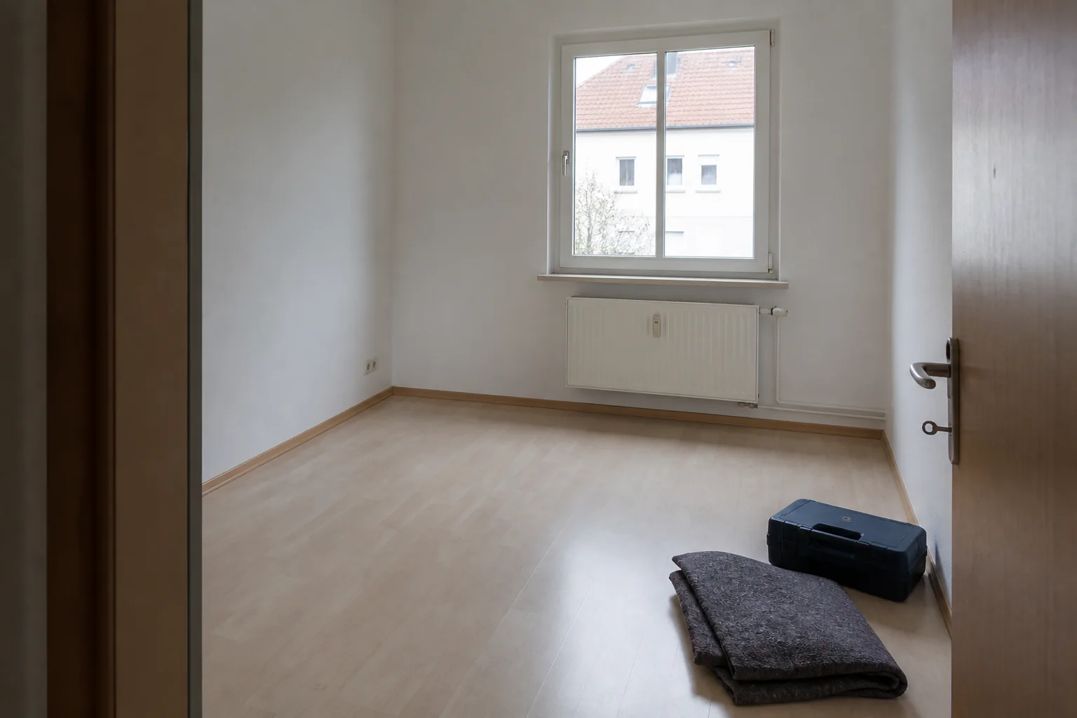 Beispielmotiv eines geräumten und gereinigten Zimmers